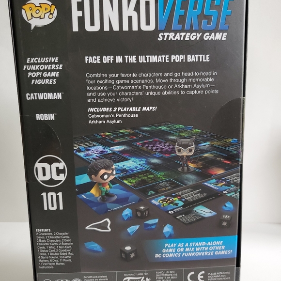 POP FUNKOVERSE STRATEGY GAME DC 101 AGES 10+ 2 PLA - Picture 4 of 4